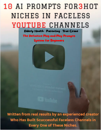 10 AI Prompts for 3 Hot Niches in Faceless YouTube Channels